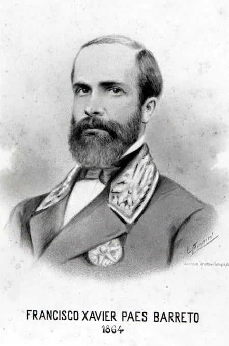 Porträt von Francisco Xavier Pais Barreto (1821–1864) – Gedenkseite