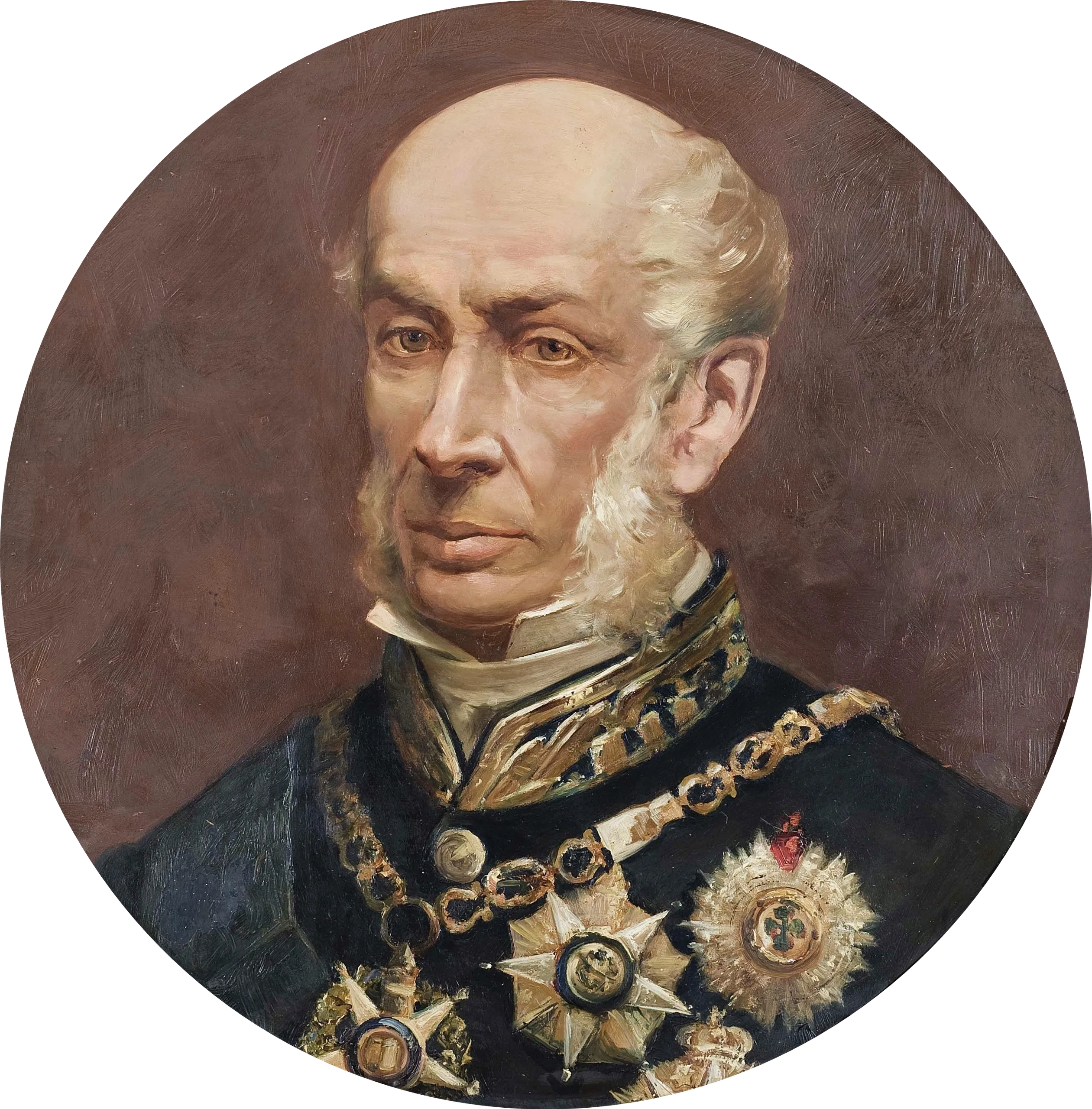 Porträt von Francisco de Almeida Portugal (1796–1870) – Gedenkseite