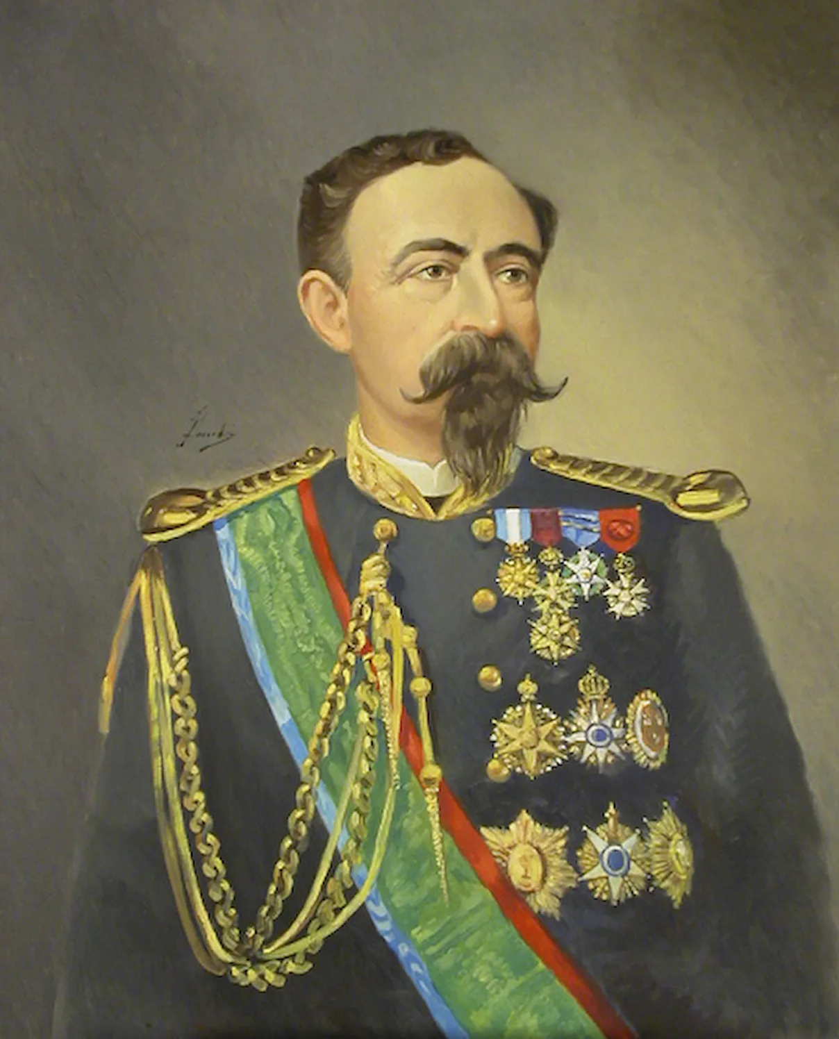 Porträt von Januário Correia de Almeida (1829–1901) – Gedenkseite
