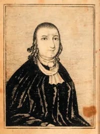 Porträt von Public Universal Friend (1752–1819) – Gedenkseite