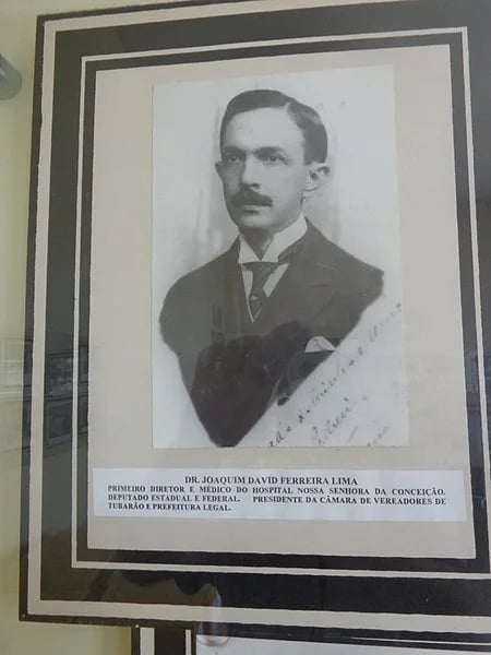 Porträt von Joaquim Davi Ferreira Lima (1876–1936) – Gedenkseite