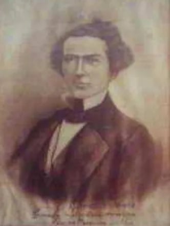 Porträt von Joaquim Gomes de Souza (1829–1864) – Gedenkseite