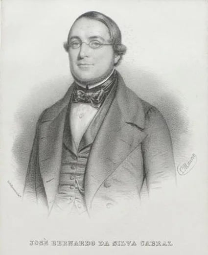 Porträt von José Bernardo da Silva Cabral (1801–1869) – Gedenkseite
