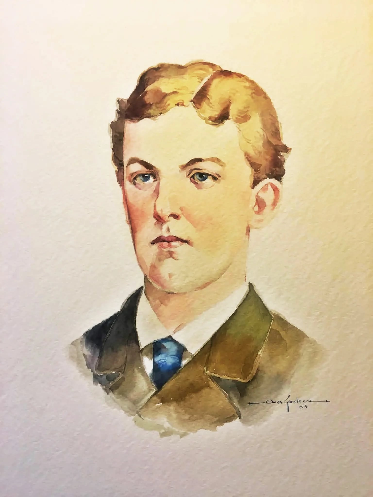 Porträt von Joseph Ferdinand von Sachsen-Coburg-Gotha (1869–1888) – Gedenkseite