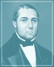 Porträt von José Ildefonso de Sousa Ramos (1812–1883) – Gedenkseite