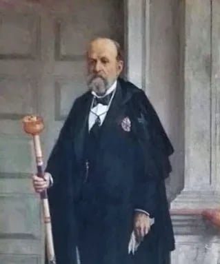 Porträt von José Joaquim Pires de Carvalho e Albuquerque (1815–1888) – Gedenkseite