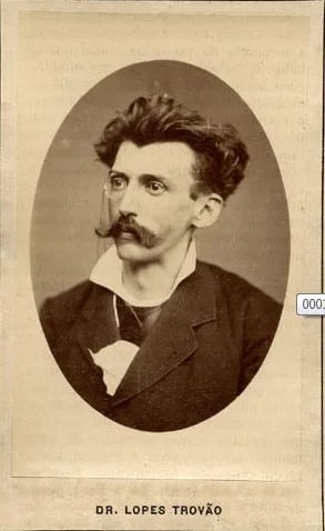 Porträt von José Lopes da Silva Trovão (1848–1925) – Gedenkseite