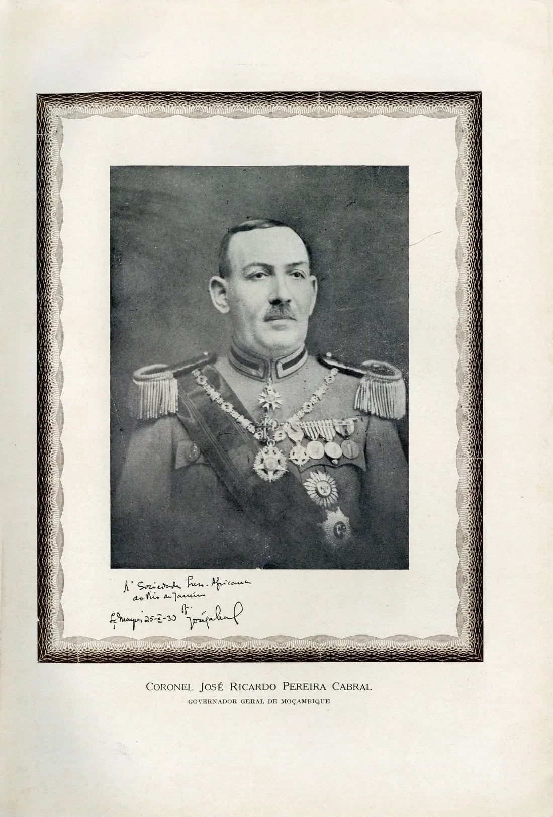Portrait of José Ricardo Pereira Cabral (1879–1956) – memorial page