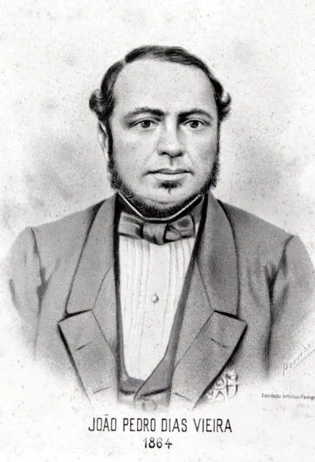 Porträt von João Pedro Dias Vieira (1820–1870) – Gedenkseite