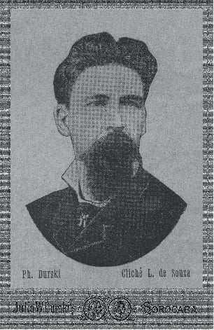 Porträt von Julio Wieczerski Durski (1851–1893) – Gedenkseite