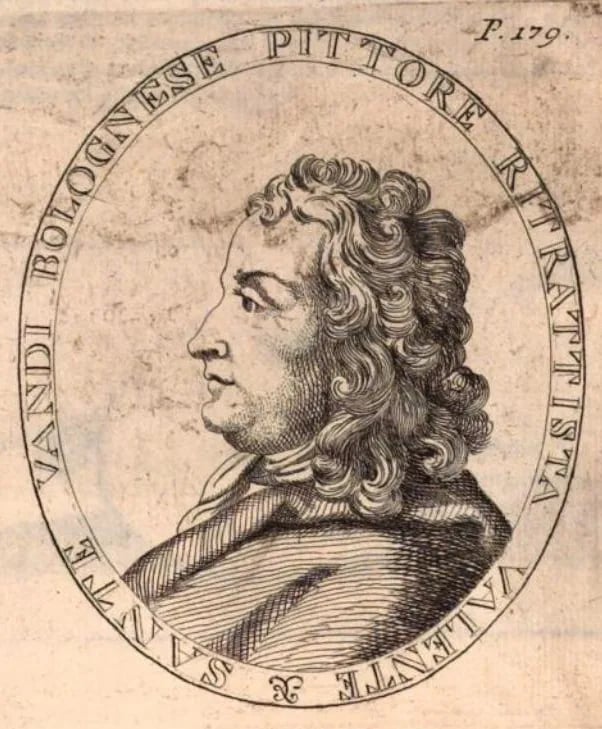 Porträt von Sante Vandi (1653–1716) – Gedenkseite