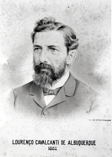 Porträt von Lourenço Cavalcanti de Albuquerque (1842–1918) – Gedenkseite