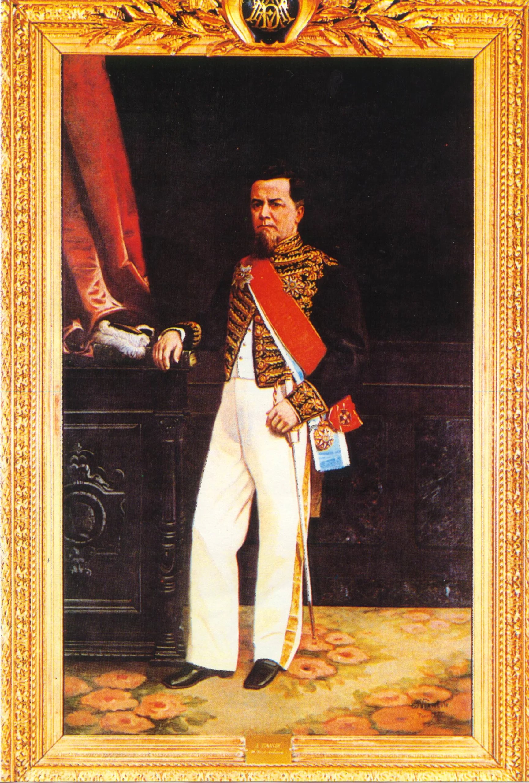 Porträt von Manuel Antônio Duarte de Azevedo (1831–1912) – Gedenkseite