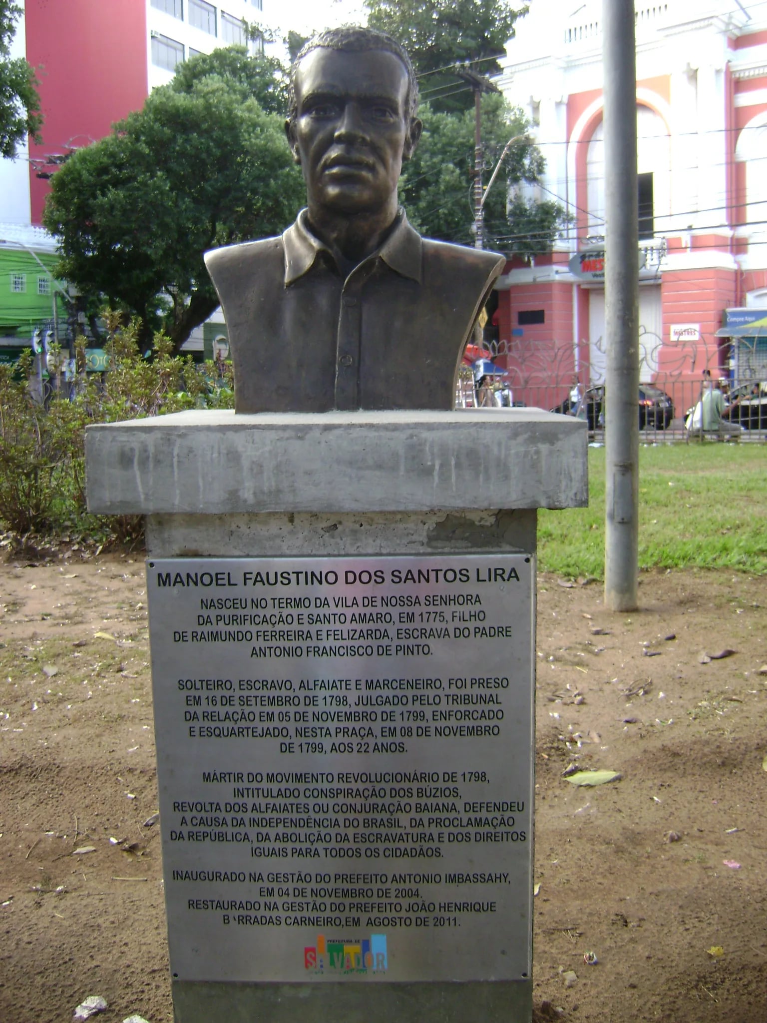 Portrait of Manuel Faustino dos Santos Lira (1775–1799) – memorial page