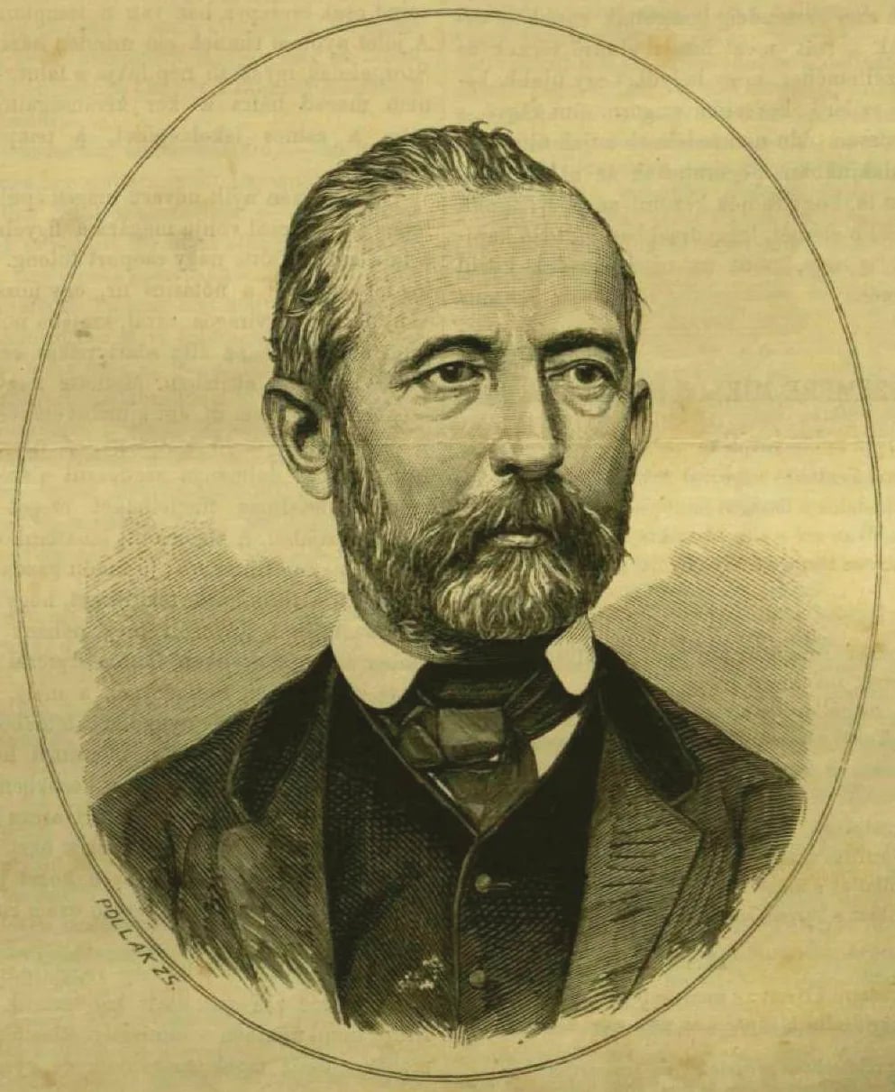 Porträt von József Hajós (1819–1888) – Gedenkseite