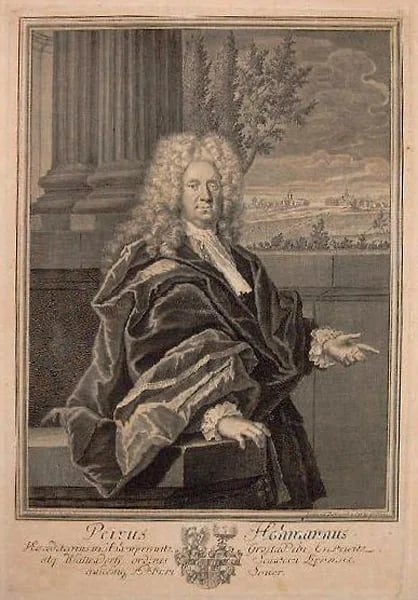 Porträt von Peter Hohmann (1663–1732) – Gedenkseite