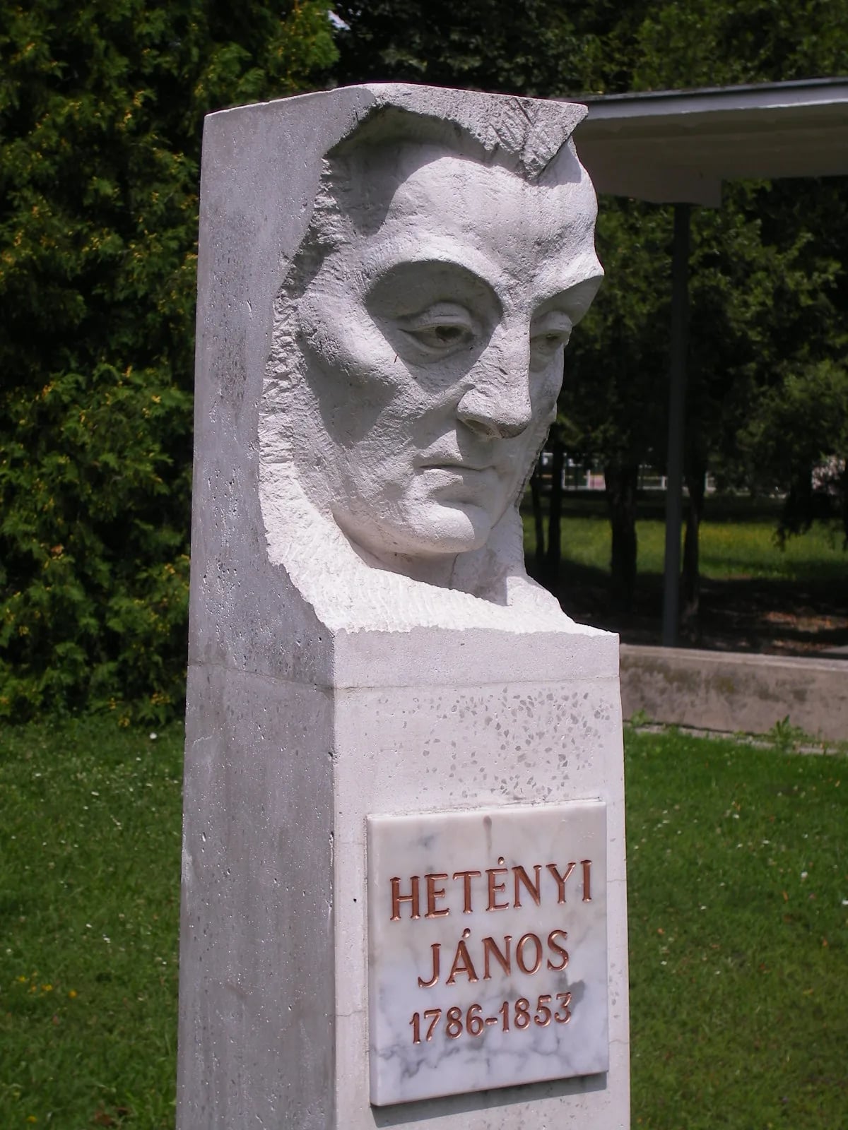 Porträt von János Hetényi (1786–1853) – Gedenkseite