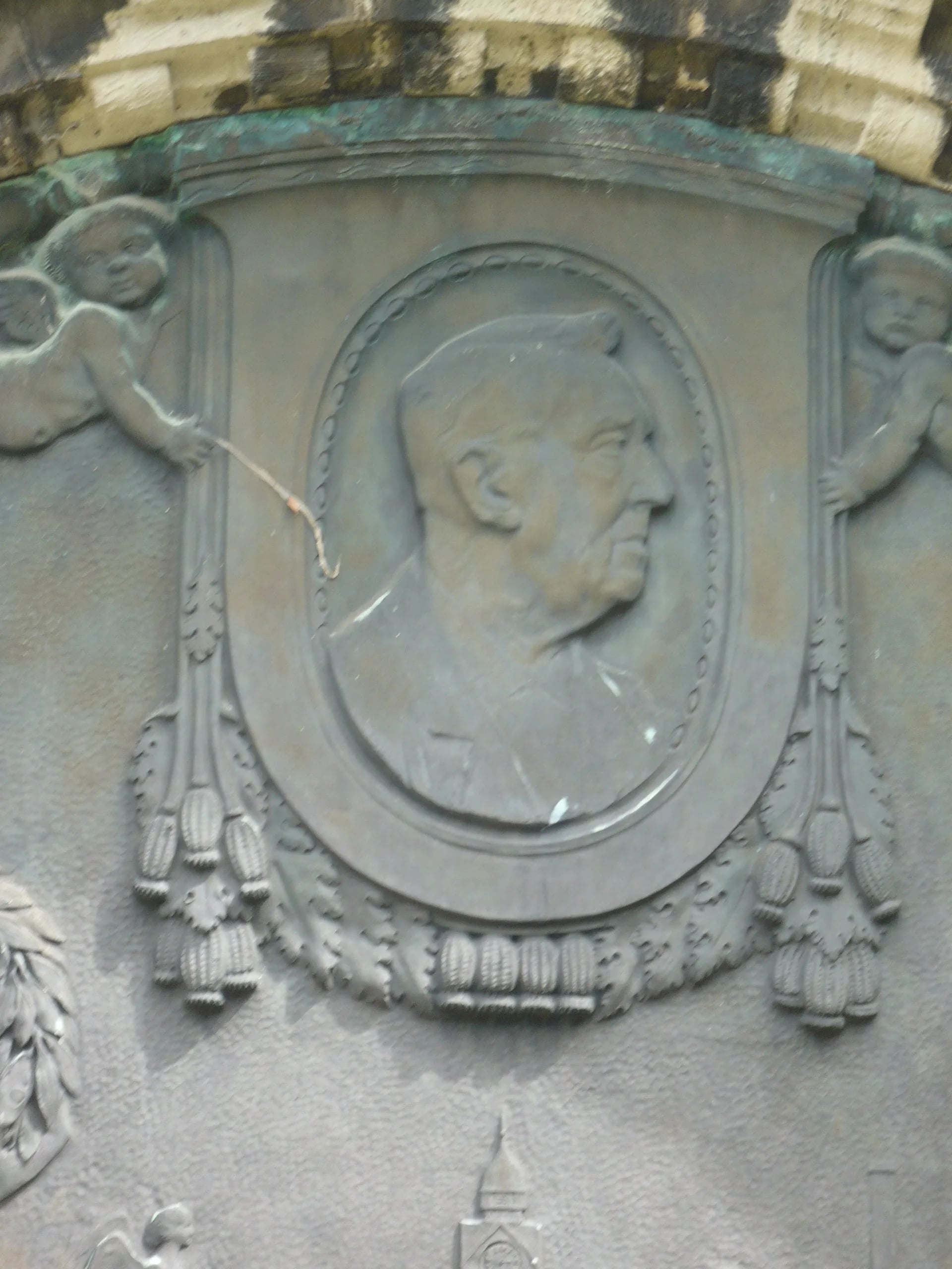 Porträt von Carl August Wellner (1824–1909) – Gedenkseite