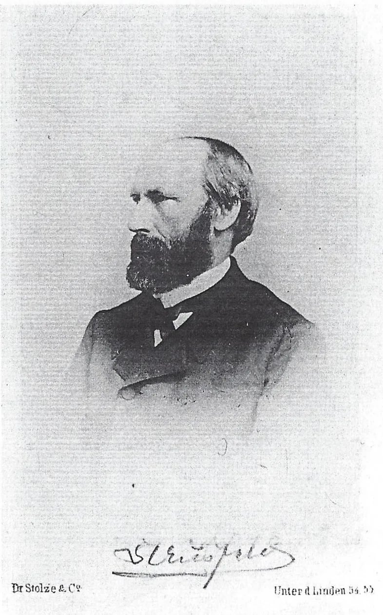 Porträt von Carl Ausfeld (1814–1900) – Gedenkseite