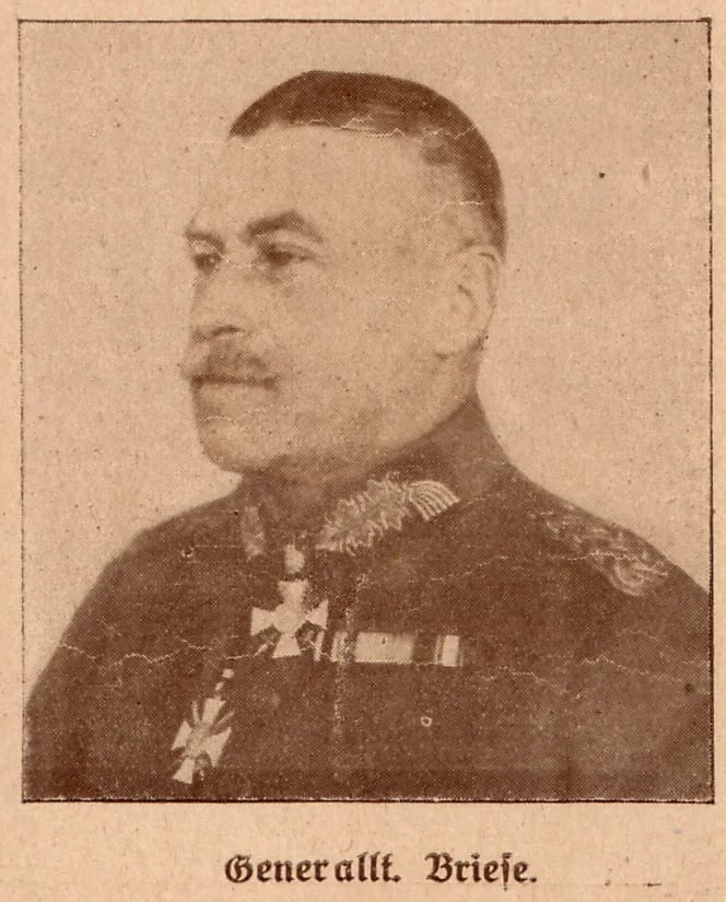 Porträt von Carl Briese (1858–1931) – Gedenkseite