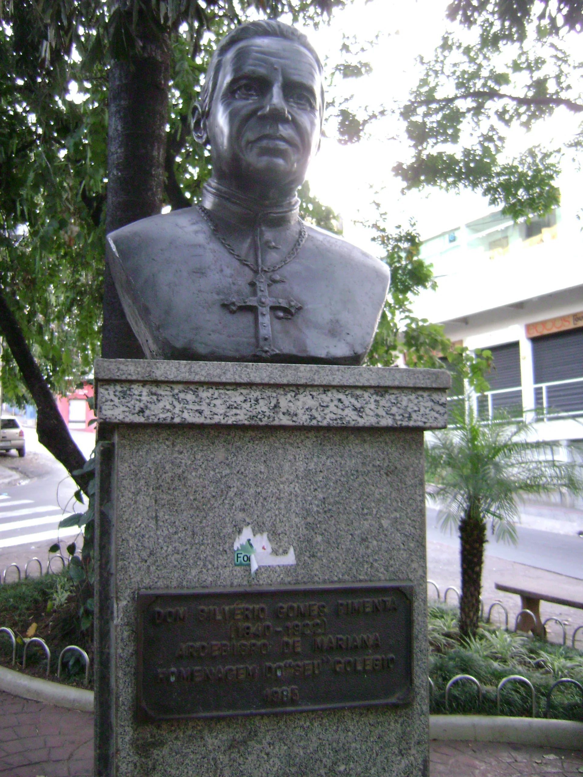 Porträt von Silvério Gomes Pimenta (1840–1922) – Gedenkseite