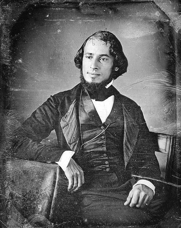 Porträt von Solomon Nunes de Carvalho (1815–1897) – Gedenkseite