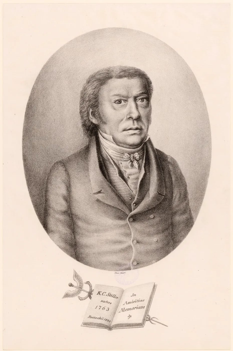 Portrait of Carl Christoph Stiller (1763–1836) – memorial page