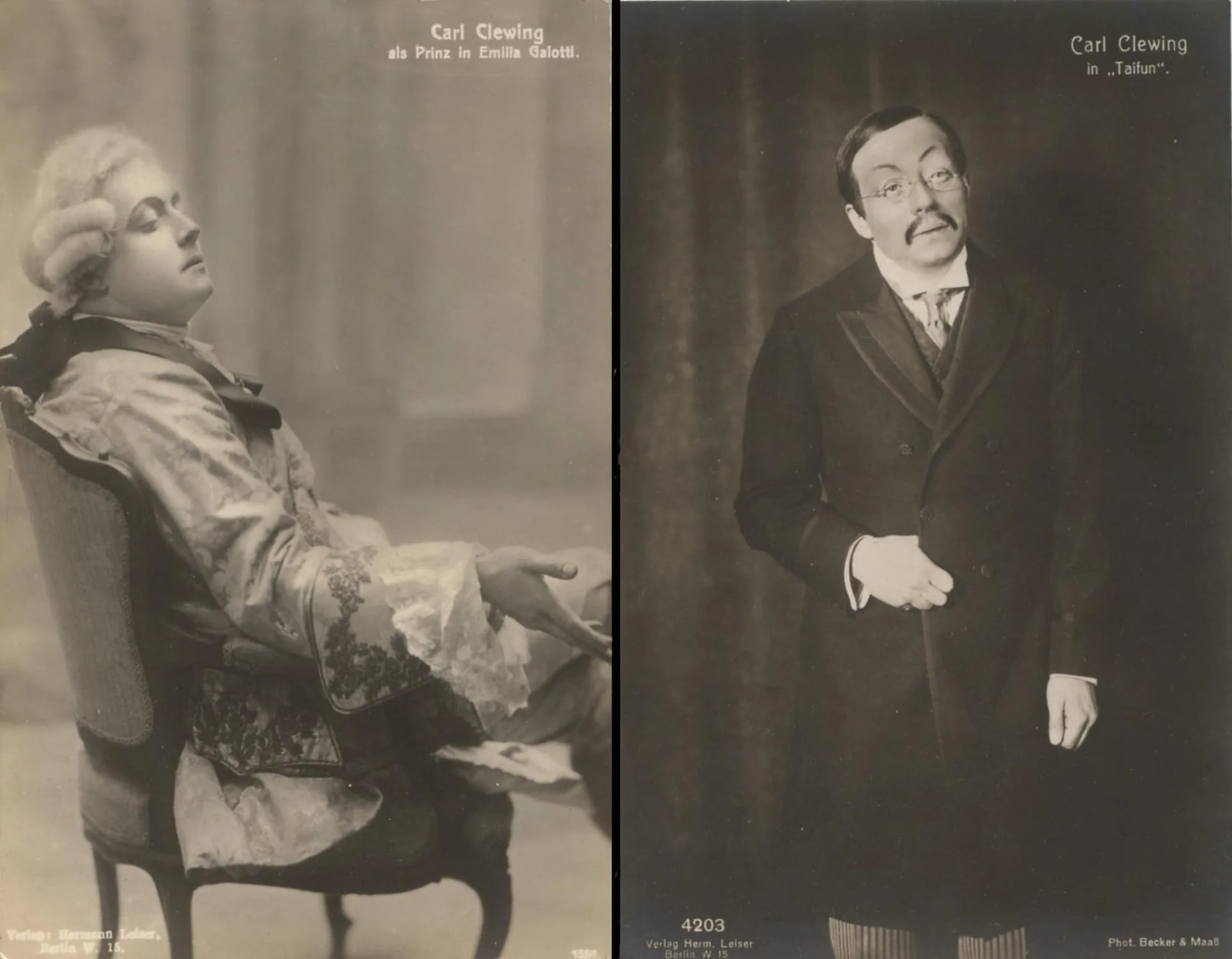 Porträt von Carl Clewing (1884–1954) – Gedenkseite