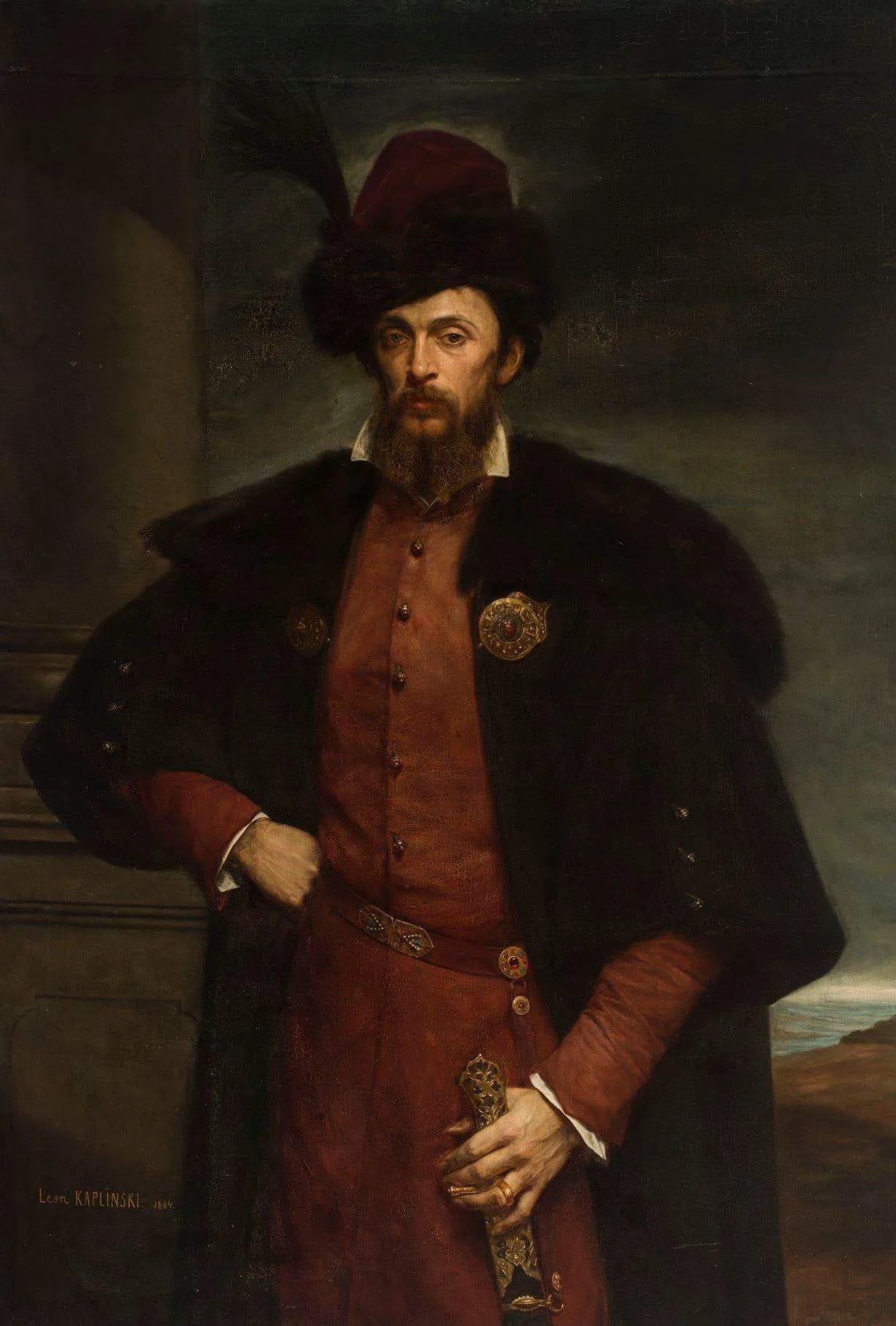 Portrait of Johann von Dzialynski (1829–1880) – memorial page