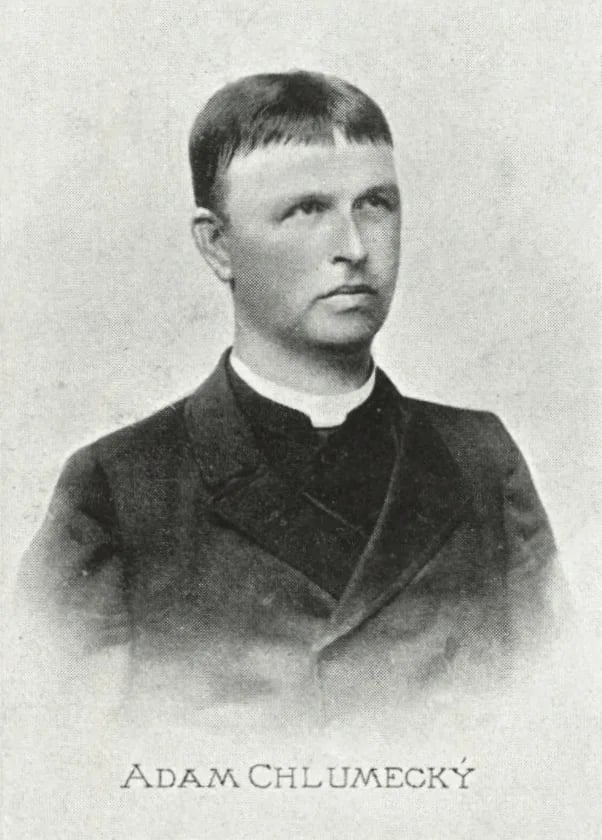 Porträt von Adam Chlumecký (1854–1938) – Gedenkseite