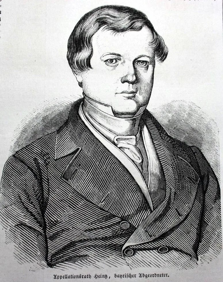 Portrait of Carl Friedrich Heintz (1802–1868) – memorial page