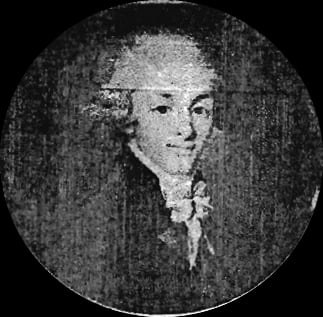 Porträt von Daniel Garesché (1737–1811) – Gedenkseite
