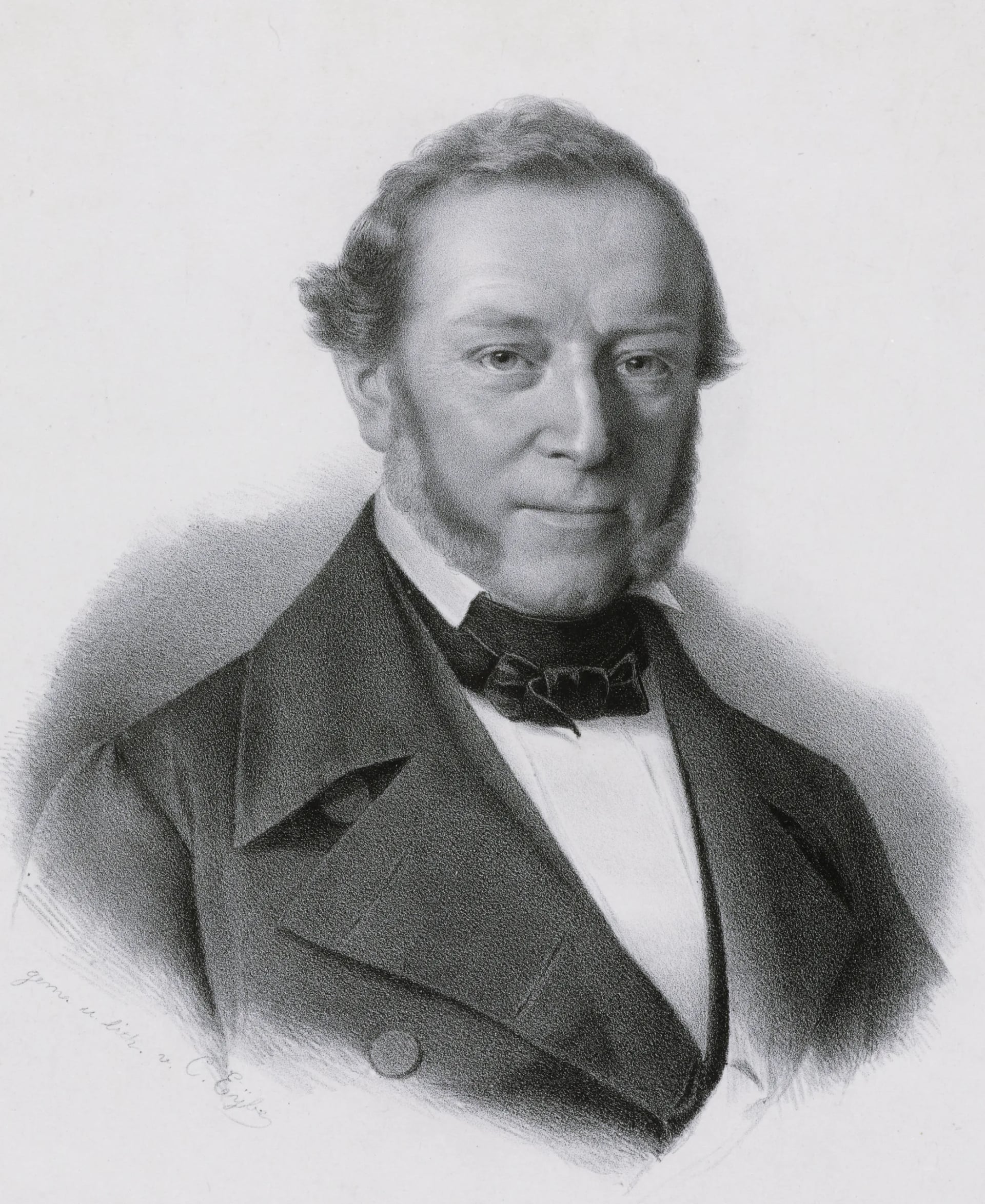Portrait of Carl Gottfried Eybe (1813–1893) – memorial page
