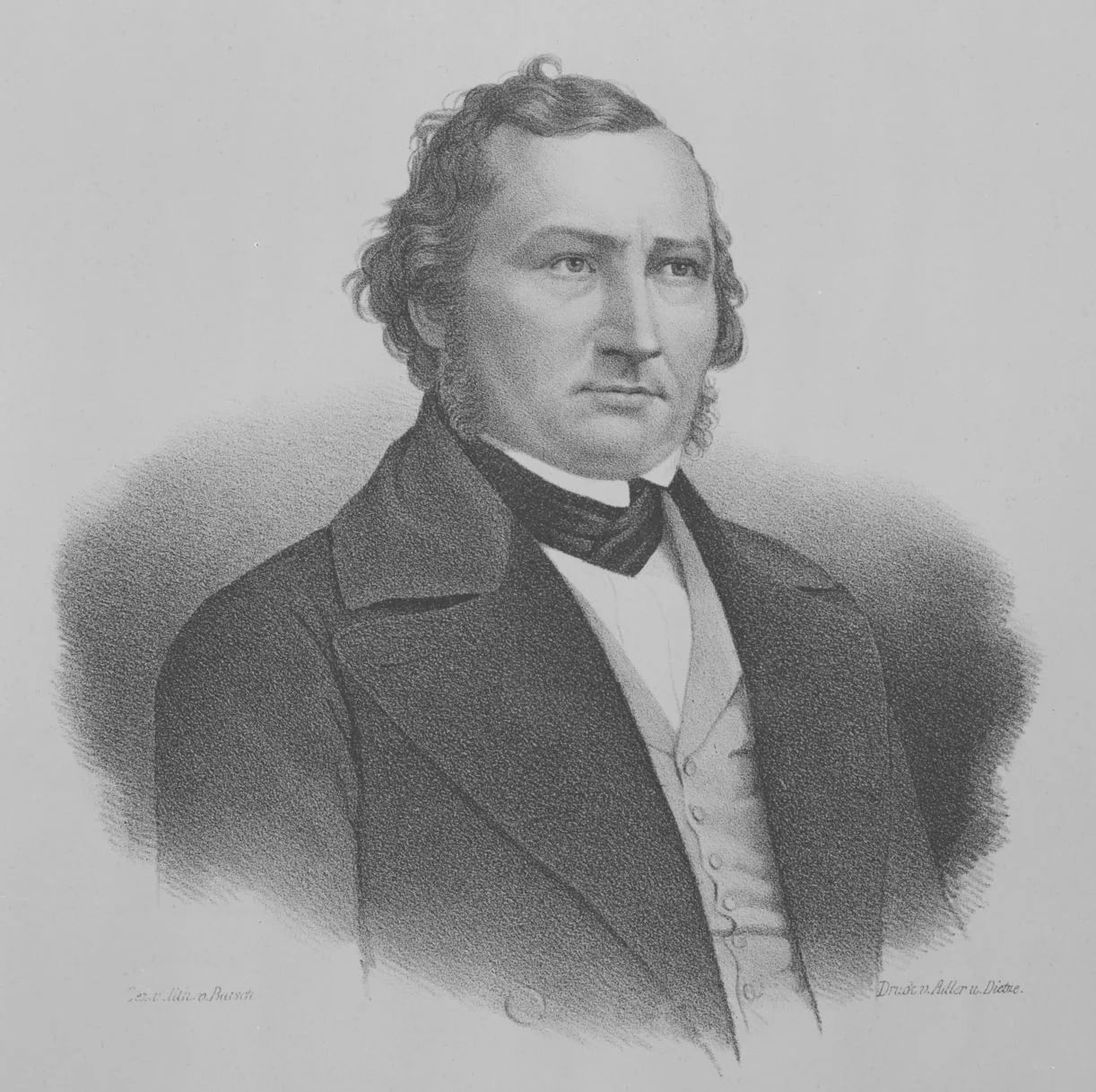 Porträt von Carl Gotthelf Todt (1803–1852) – Gedenkseite
