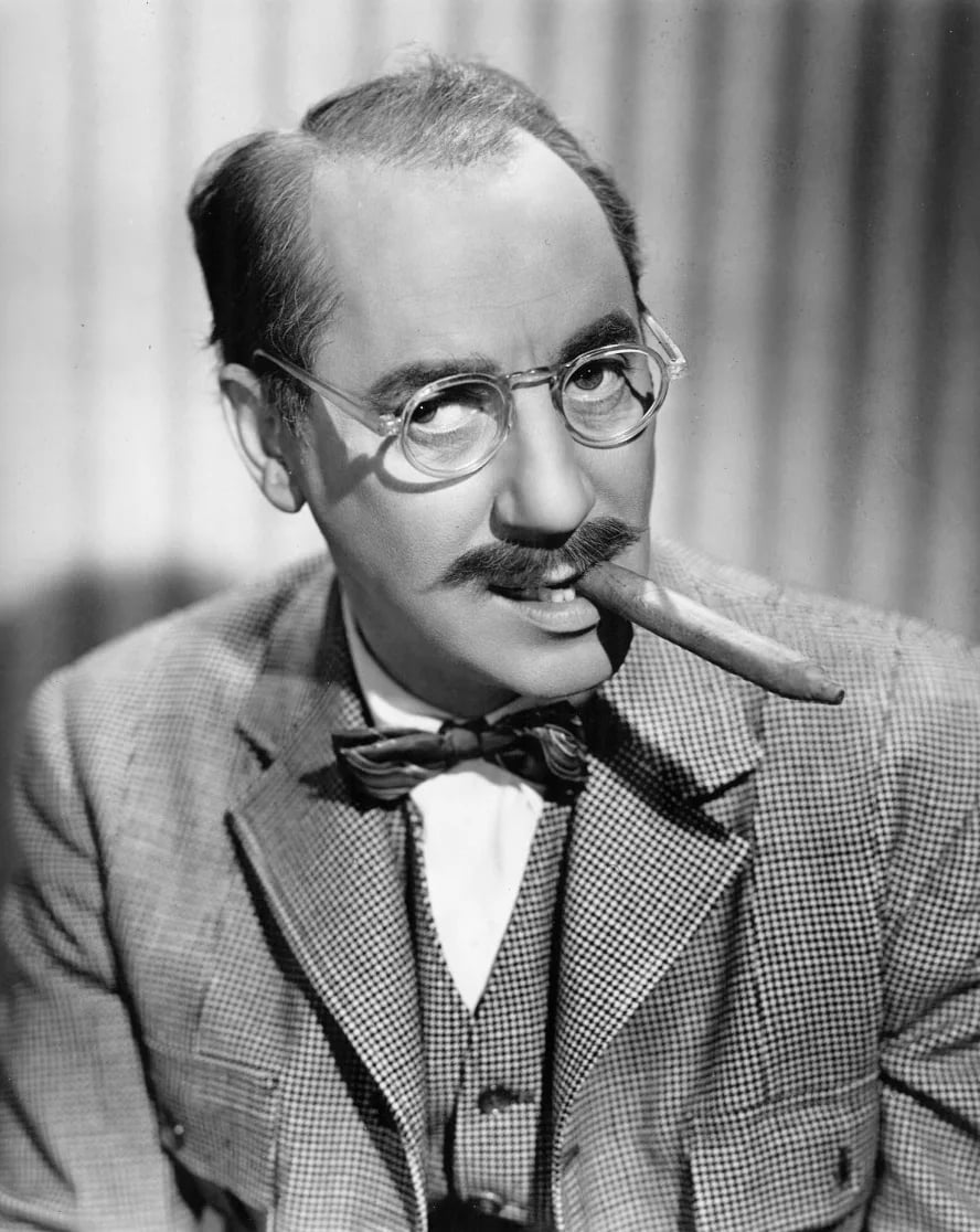 Porträt von Groucho Marx (1890–1977) – Gedenkseite