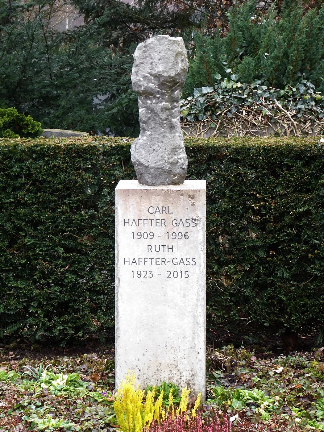 Portrait of Carl Haffter (1909–1996) – memorial page