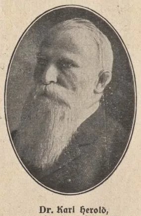 Portrait of Carl Herold (1848–1931) – memorial page