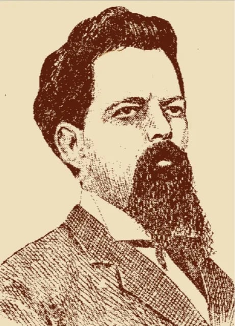 Porträt von Venâncio de Oliveira Aires (1841–1885) – Gedenkseite