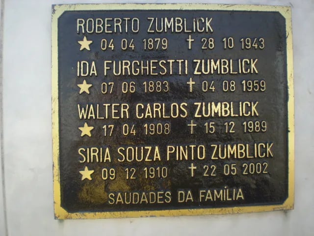 Porträt von Walter Zumblick (1908–1989) – Gedenkseite