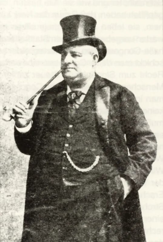 Porträt von Carl Lorens (1851–1909) – Gedenkseite