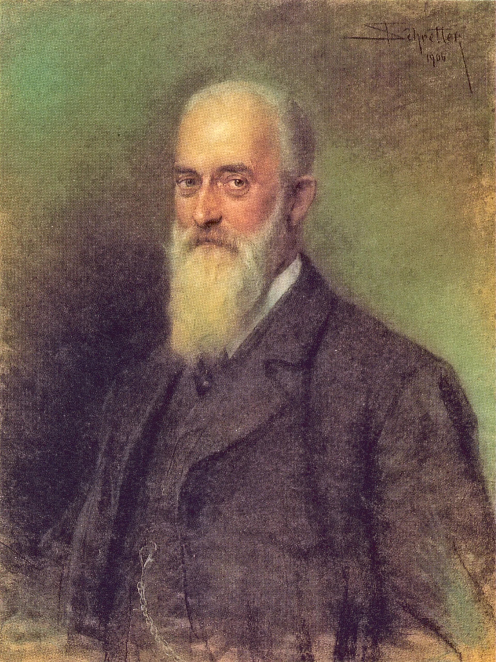Porträt von Carl Malchin (1838–1923) – Gedenkseite