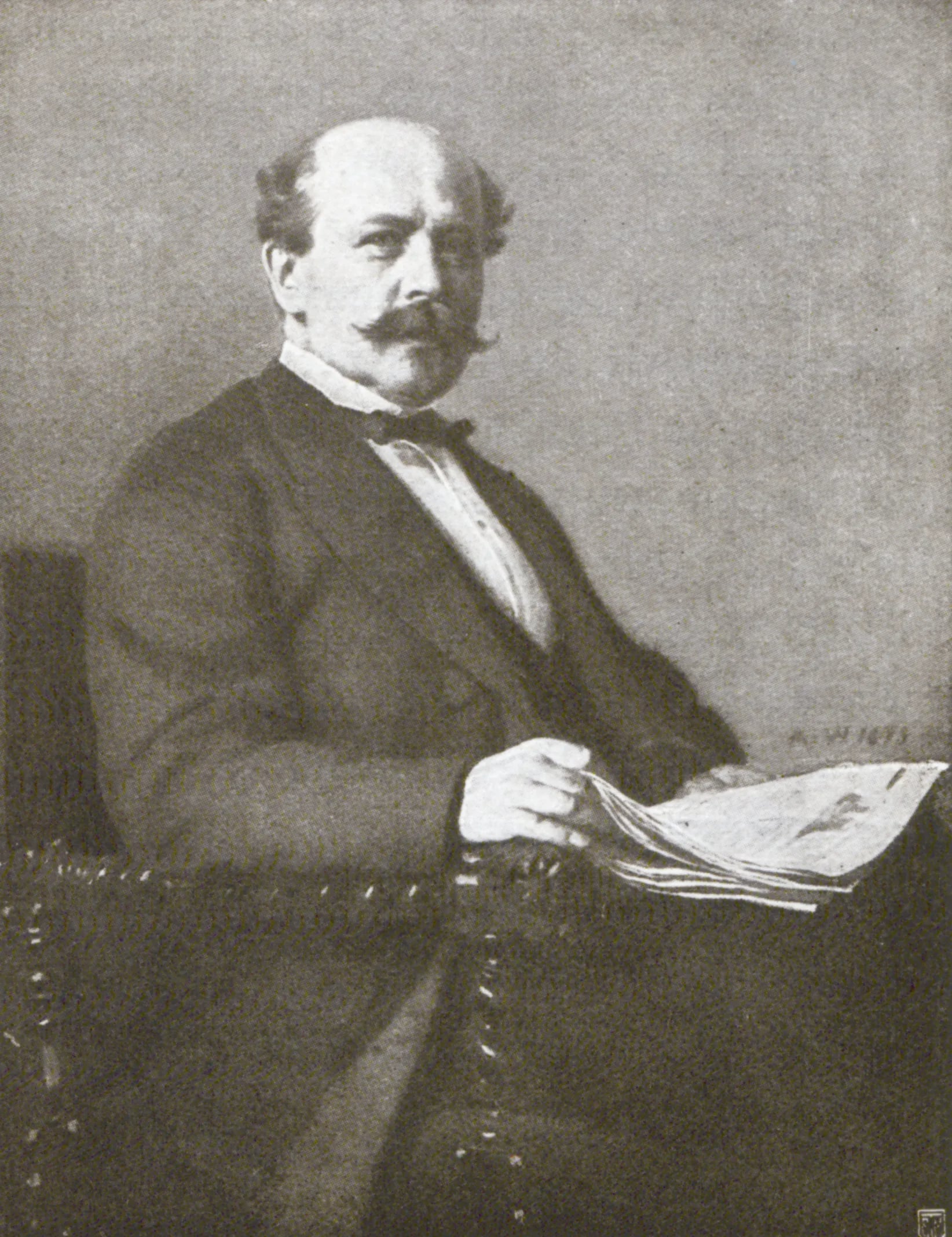 Portrait of Carl Robert Lessing (1827–1911) – memorial page