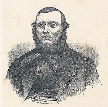 Porträt von Hans Andersen Krüger (1816–1881) – Gedenkseite