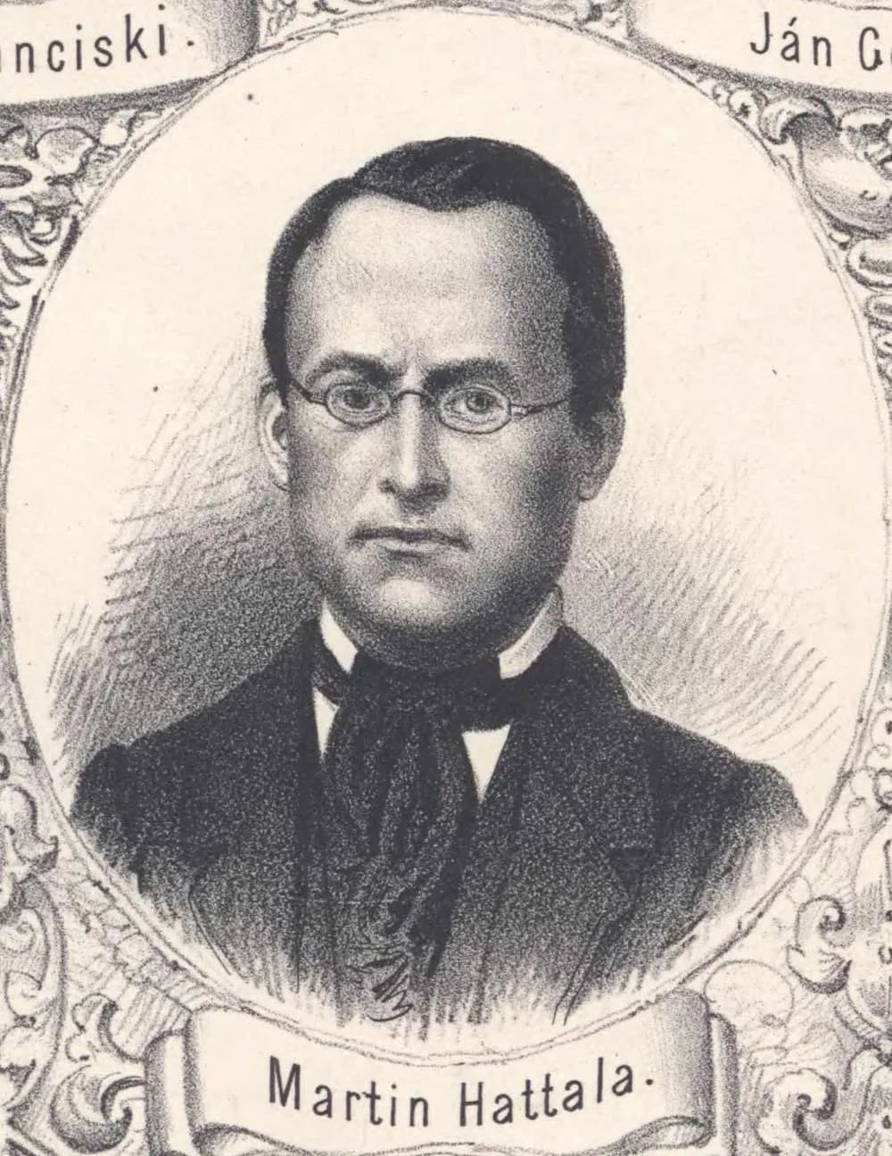 Portrait of Martin Hattala (1821–1903) – memorial page