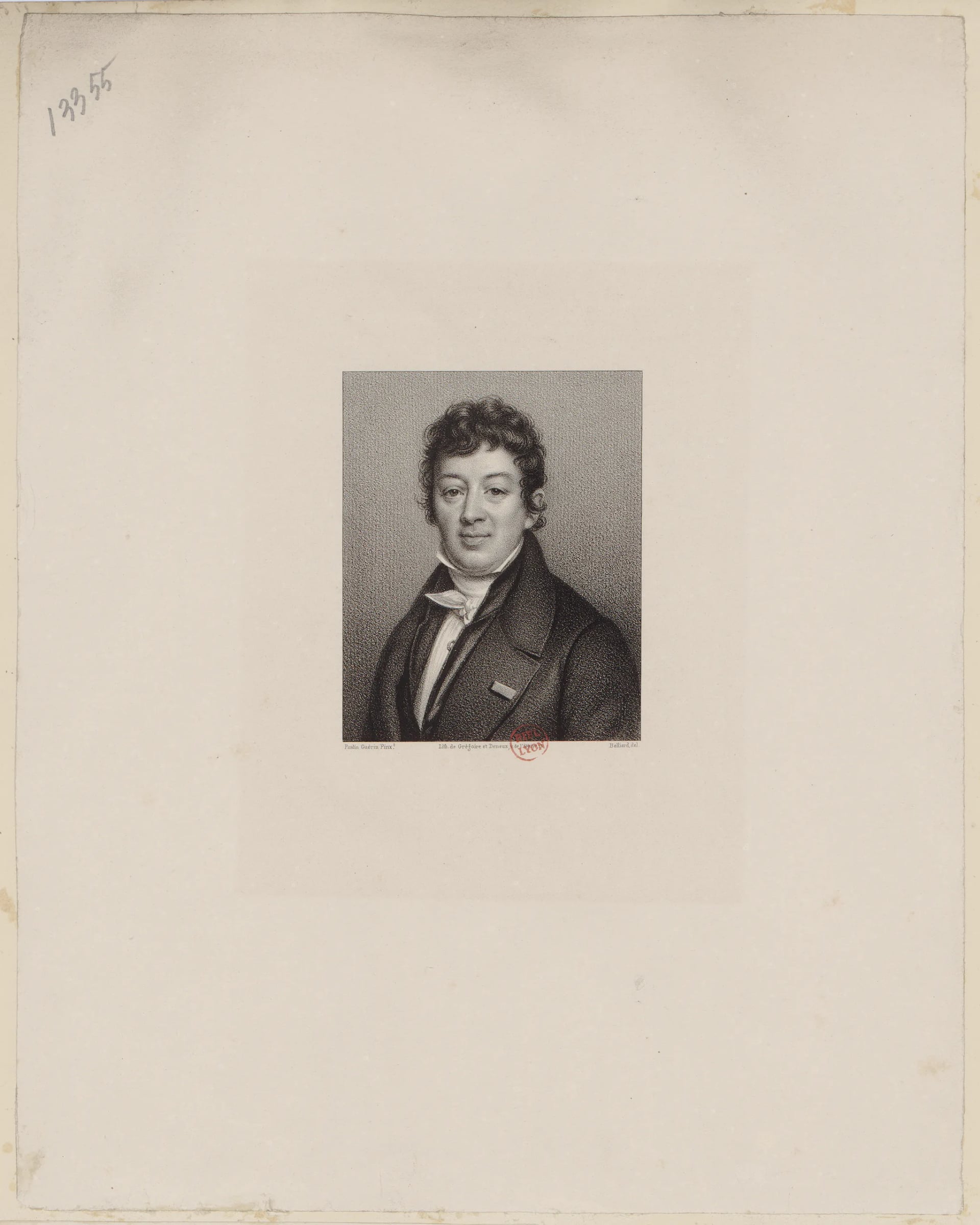 Porträt von Jean-Louis Boucharlat (1775–1848) – Gedenkseite
