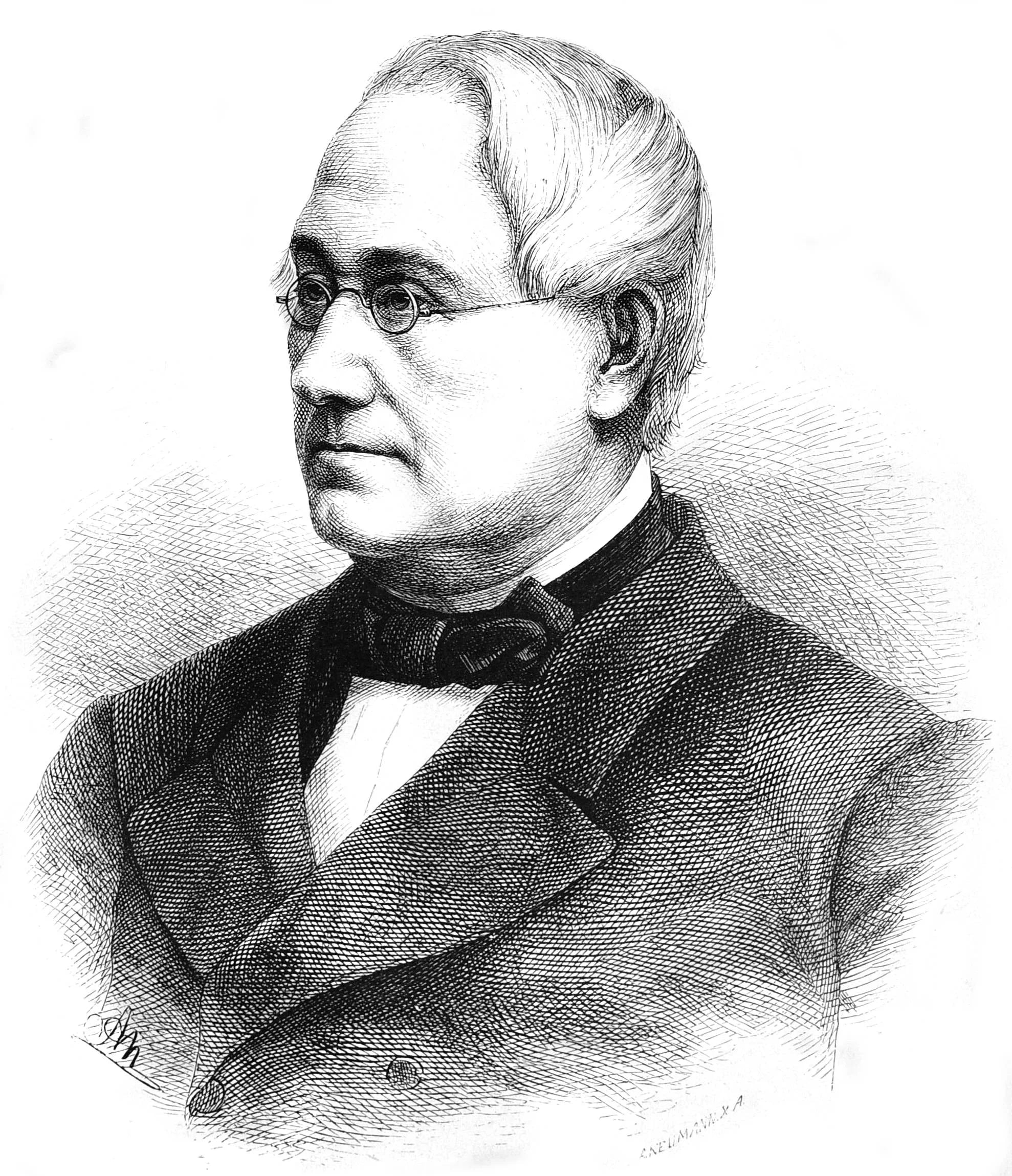 Porträt von Carl Wilhelm Otto Koch (1810–1876) – Gedenkseite