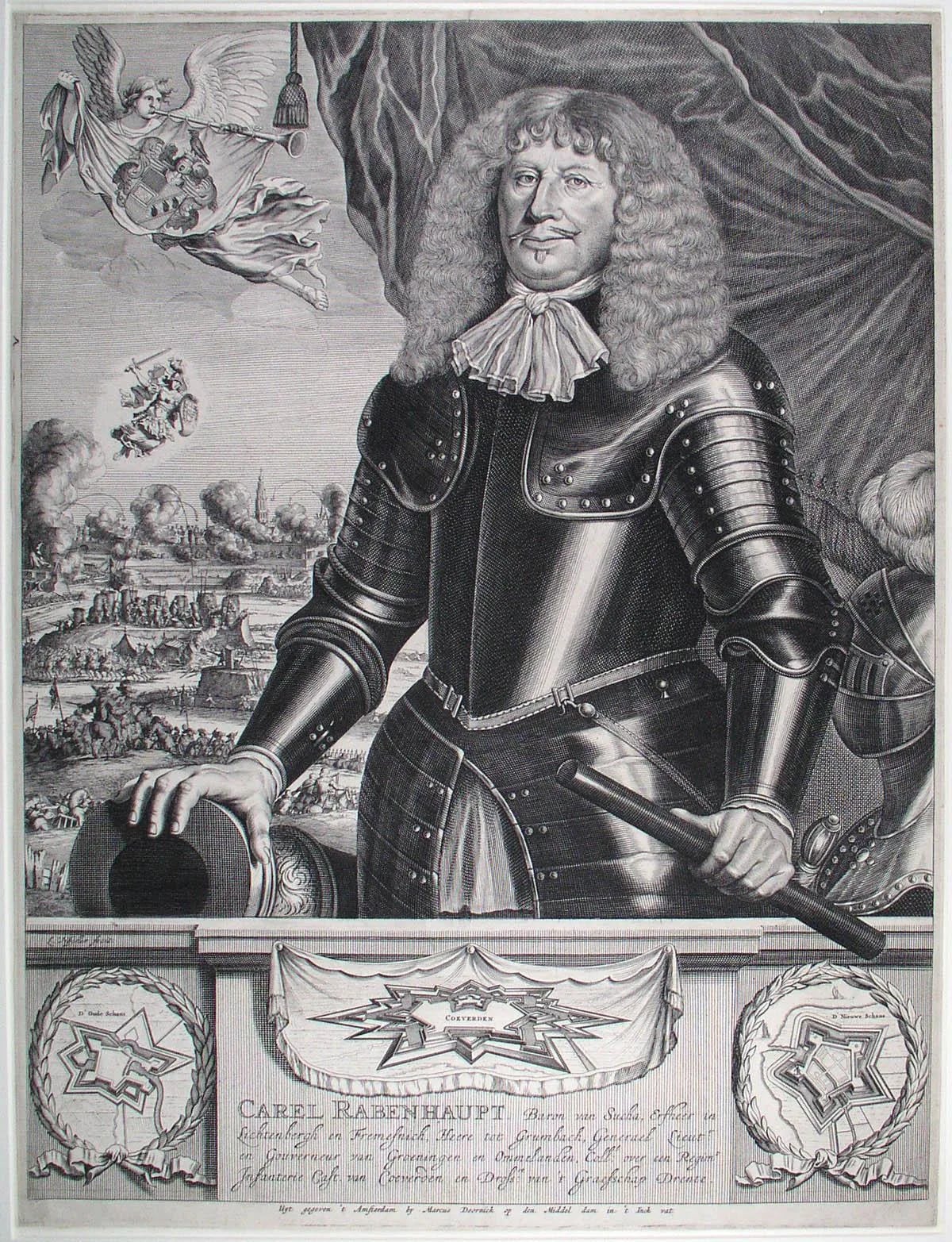 Porträt von Carl von Rabenhaupt (1602–1675) – Gedenkseite