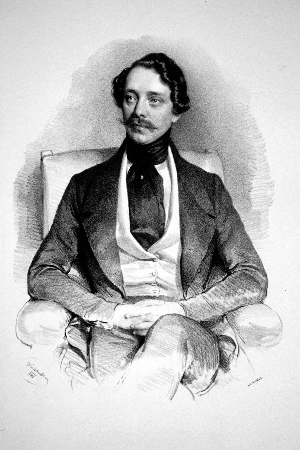 Porträt von Carl von Schönstein (1796–1876) – Gedenkseite