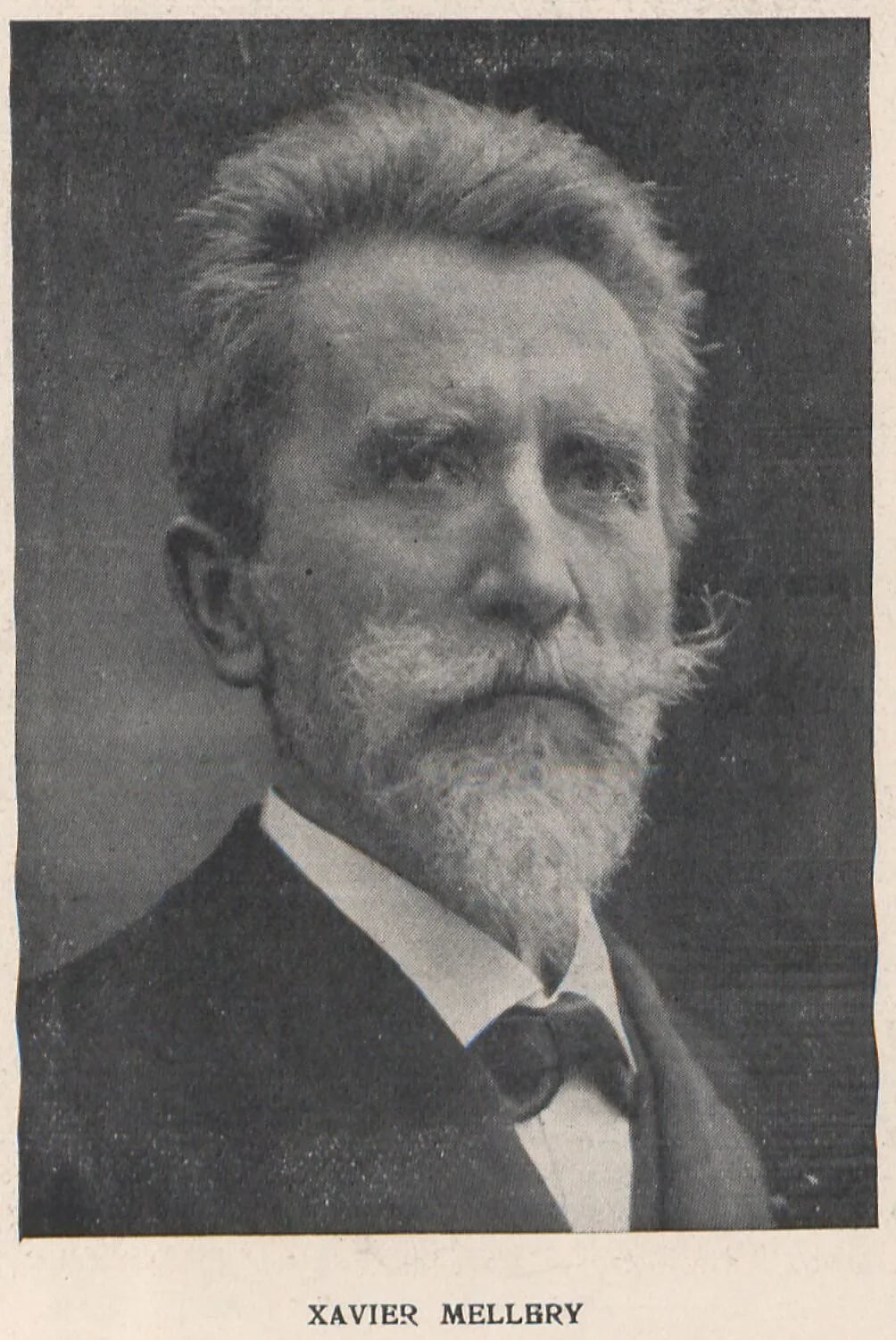 Porträt von Xavier Mellery (1845–1921) – Gedenkseite