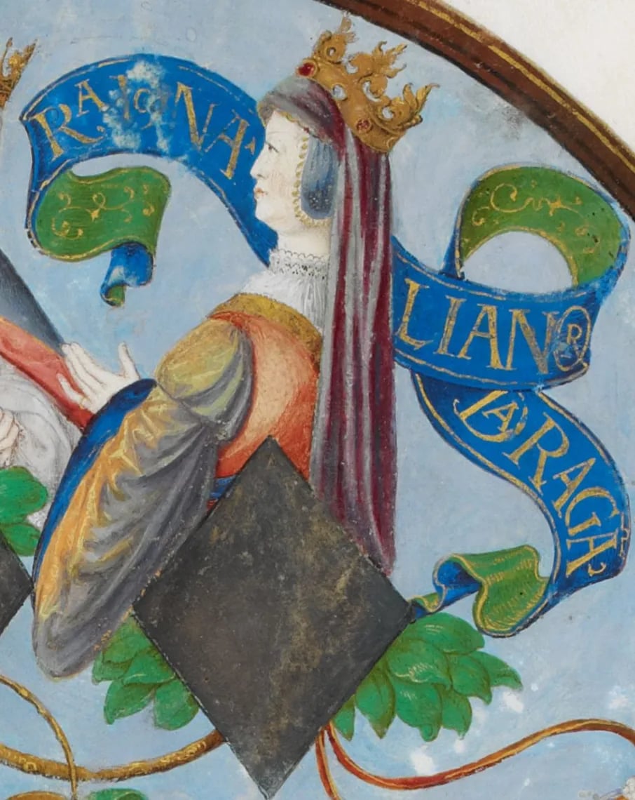 Porträt von Leonor von Portugal (1328–1348) – Gedenkseite